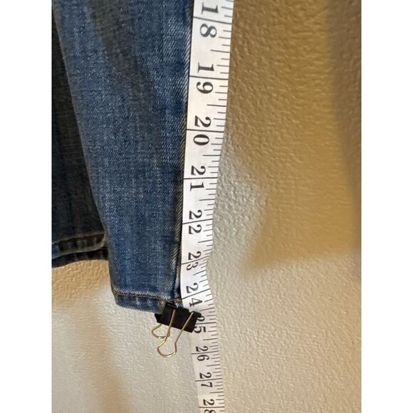 Talbots Women’s Jeans Size 16 Stovepipe Straight Leg Blue Denim Stretch - Picture 2 of 7